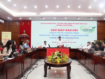 Hà Nội kêu gọi toàn dân chung tay vì người nghèo, bảo đảm an sinh xã hội Thủ đô