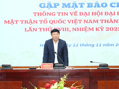 Phát huy vai trò nòng cốt của MTTQ TP Hà Nội trong xây dựng Thủ đô văn minh, hiện đại, nhân dân hạnh phúc
