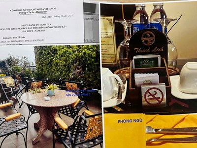 Nhiều khách sạn 4 - 5 sao tham gia Chương trình Bảng xếp hạng “Khách sạn tiêu biểu không thuốc lá“