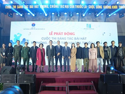 Hơn 100 ca khúc tham gia cuộc thi sáng tác về phòng, chống tác hại thuốc lá