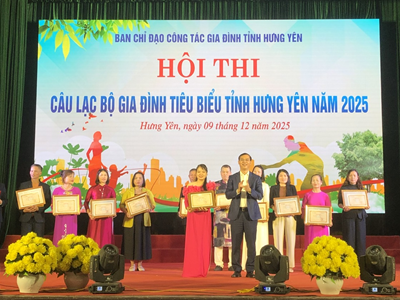 Hội thi Câu lạc bộ Gia đình tiêu biểu tỉnh Hưng Yên năm 2025