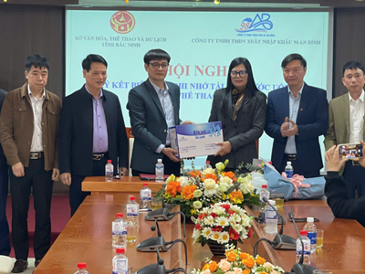 Tài trợ nước uống cho các giải thể thao tại Bắc Ninh