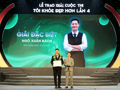 Người đàn ông giảm 23 kg đoạt giải Đặc biệt cuộc thi “Tôi khoẻ đẹp hơn”
