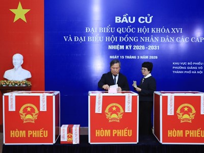 Hà Nội công bố 125 người trúng cử đại biểu HĐND thành phố khóa XVII, nhiệm kỳ 2026 - 2031