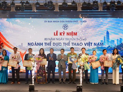 Hà Nội kỷ niệm 80 năm Ngày truyền thống ngành Thể dục thể thao