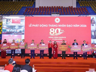 Lan tỏa tinh thần nhân ái trong Tháng Nhân đạo 2026