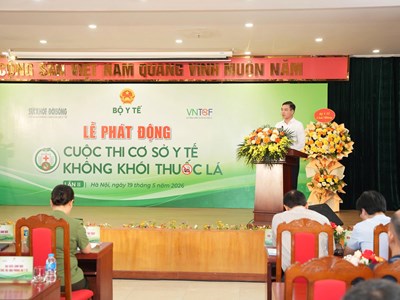 Phát động cuộc thi “Cơ sở y tế không khói thuốc lá” lần II