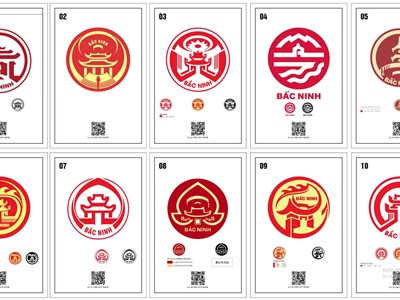 Công bố 10 mẫu logo tỉnh Bắc Ninh vào chung khảo để lấy ý kiến nhân dân