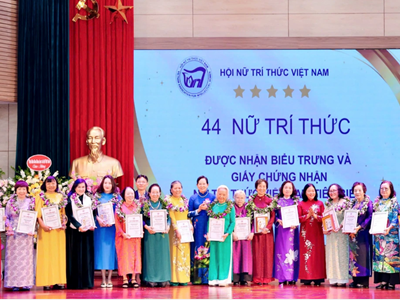 Tôn vinh 44 nữ trí thức là nhà khoa học, nhà lãnh đạo, nghệ sĩ tiêu biểu 2026