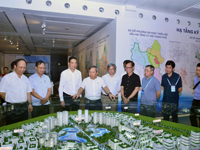 Sẵn sàng cho Hội nghị công bố Quy hoạch tổng thể Thủ đô Hà Nội 