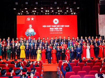 Bà Đỗ Thị Thu Thảo tái đắc cử Chủ tịch Trung ương Hội Chữ thập đỏ Việt Nam