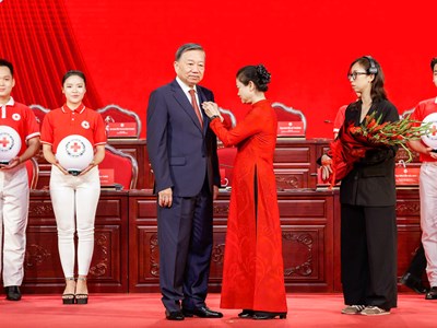 Tổng Bí thư, Chủ tịch nước Tô Lâm giữ cương vị Chủ tịch danh dự Hội Chữ thập đỏ Việt Nam 