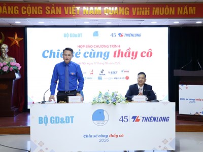 “Chia sẻ cùng thầy cô 2026”: Chuyển từ vinh danh sang tiếp sức toàn diện