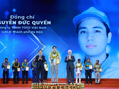 Lần đầu tiên tuyên dương 10 công nhân Việt Nam tiêu biểu