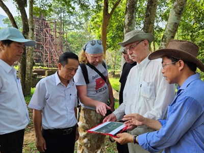 Đưa công nghệ LiDAR vào khảo sát khu đền tháp Mỹ Sơn 