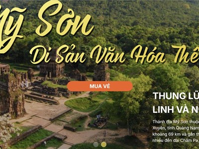 Di sản Mỹ Sơn ra mắt website bán vé trực tuyến 