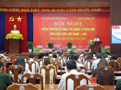Tuyên truyền về công tác quản lý biên giới trên đất liền Việt Nam- Lào