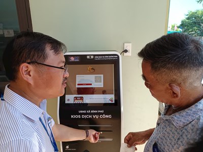 Hiệu quả từ việc vận hành ki-ốt dịch vụ công 