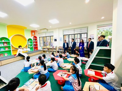Khánh thành thư viện số và phòng học STEM hơn 11 tỉ đồng