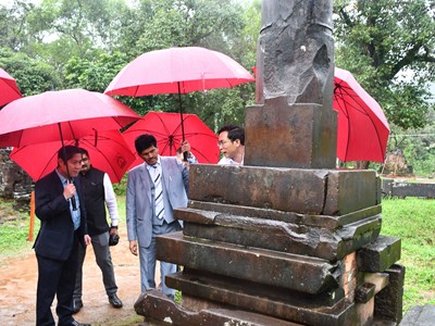 Triển khai bảo tồn nhóm tháp E, F Mỹ Sơn