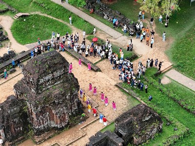 Thi đua yêu nước gắn với bảo tồn, phát huy giá trị di sản tại Mỹ Sơn