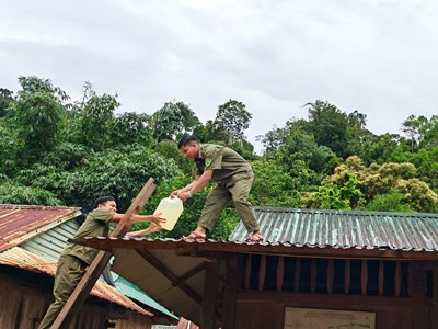 Các xã vùng cao Đà Nẵng gấp rút triển khai phòng chống bão số 10