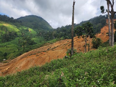 Sạt lở kinh hoàng ở một xã vùng cao Đà Nẵng