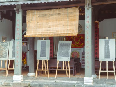 Trưng bày di sản tư liệu thác bản văn bia ở Hội An