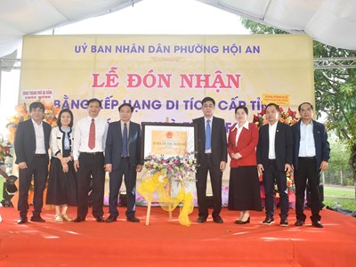 Di tích lịch sử nhà tù Faifo đón bằng xếp hạng cấp thành phố