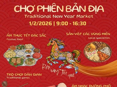 Đi chợ phiên bản địa Tân Thành, tìm vị Tết quê