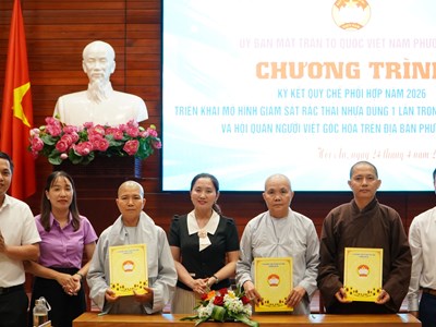 Các cơ sở tôn giáo, hội quán ở Hội An cùng “nói không” với rác thải nhựa