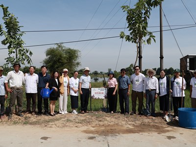 Trồng cây hưởng ứng Tuần lễ Quốc gia Nước sạch và Vệ sinh môi trường 2026