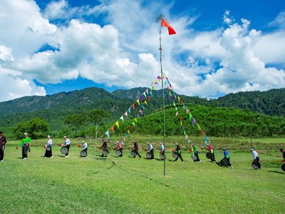 Xây dựng 5 không gian văn hóa truyền thống, 16 mô hình bảo tồn gắn với du lịch cộng đồng