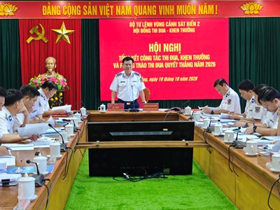 Vùng Cảnh sát biển 2 nổi bật với phong trào Thi đua Quyết thắng năm 2026