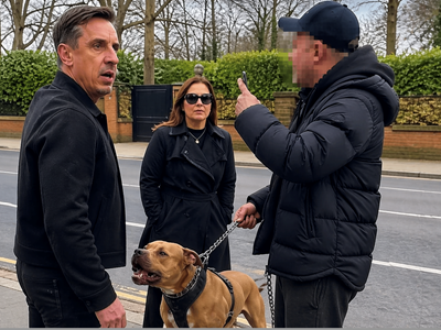 Đang cùng vợ dạo phố, huyền thoại MU sốc nặng vì bị fan cuồng công kích, còn dắt theo chó dữ đe doạ