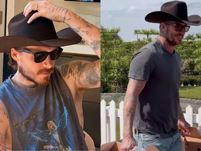 Công khai từ mặt bố mẹ nhưng Brooklyn vẫn vô thức copy phong cách của người bố nổi tiếng - David Beckham