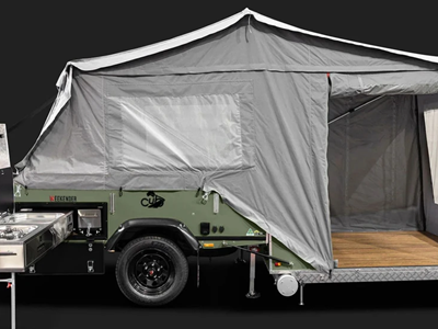 Nhà tí hon gây sốt: Gọn như xe máy, bung ra gần 6m