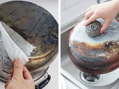 3 mẹo cọ xoong nồi cháy đen cực hiệu quả cho mọi nhà