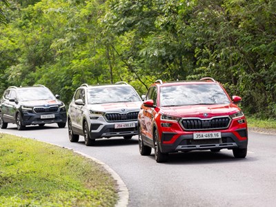 “Đặt lốp” đến 4 điểm cực Việt Nam bằng Skoda Kushaq, người lái nhận xét: Đi đường đá sỏi, lộ rõ chất xe