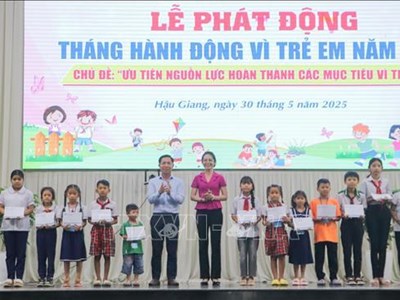 Tháng Hành động vì trẻ em: Vận động nguồn lực hỗ trợ trẻ có hoàn cảnh khó khăn