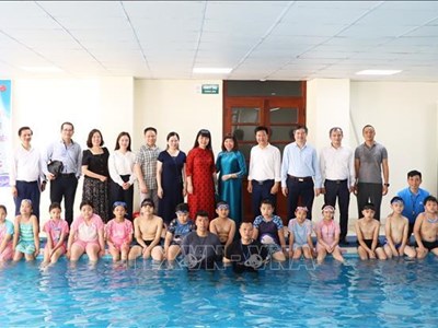 Phát động học bơi an toàn, phòng tránh đuối nước