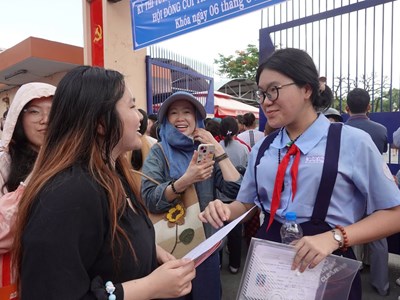 TP Hồ Chí Minh: Đề Ngữ văn vừa sức, gần gũi, học sinh phấn khởi