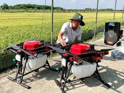 Đưa thiết bị không người lái vào sản xuất nông nghiệp