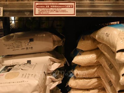 Giá gạo Nhật Bản lần đầu tiên giảm mạnh kể từ tháng 3