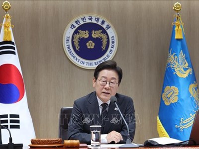 Tổng thống Hàn Quốc kêu gọi tạo dựng hòa bình trên Bán đảo Triều Tiên