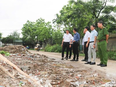 Xã Quốc Oai (TP Hà Nội): Xử lý dứt điểm 10 trường hợp vi phạm đất đai, trật tự xây dựng