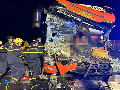 Khởi tố tài xế xe container trong vụ tai nạn giao thông rất nghiêm trọng xảy ra trên cao tốc Đà Nẵng-Quảng Ngãi