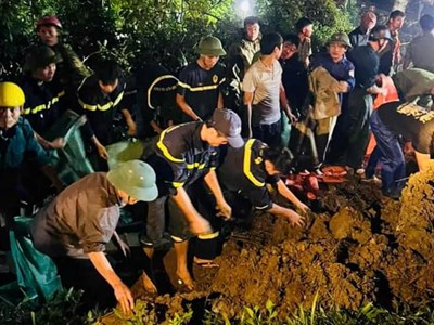 Bộ Nông nghiệp và Môi trường yêu cầu 29 tỉnh, TP đảm bảo an toàn đê điều mùa mưa lũ