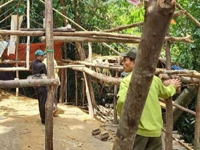 Quảng Trị: Phá dỡ lán trại khai thác vàng trái phép