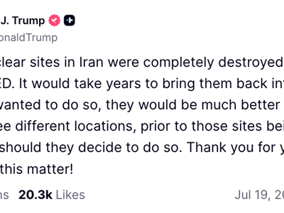 Tổng thống Trump tuyên bố sẽ xoá sổ bất kỳ cơ sở hạt nhân mới nào của Iran